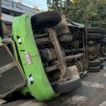 Accidente de tráiler ocasiona caos vial en Eje 6 Sur