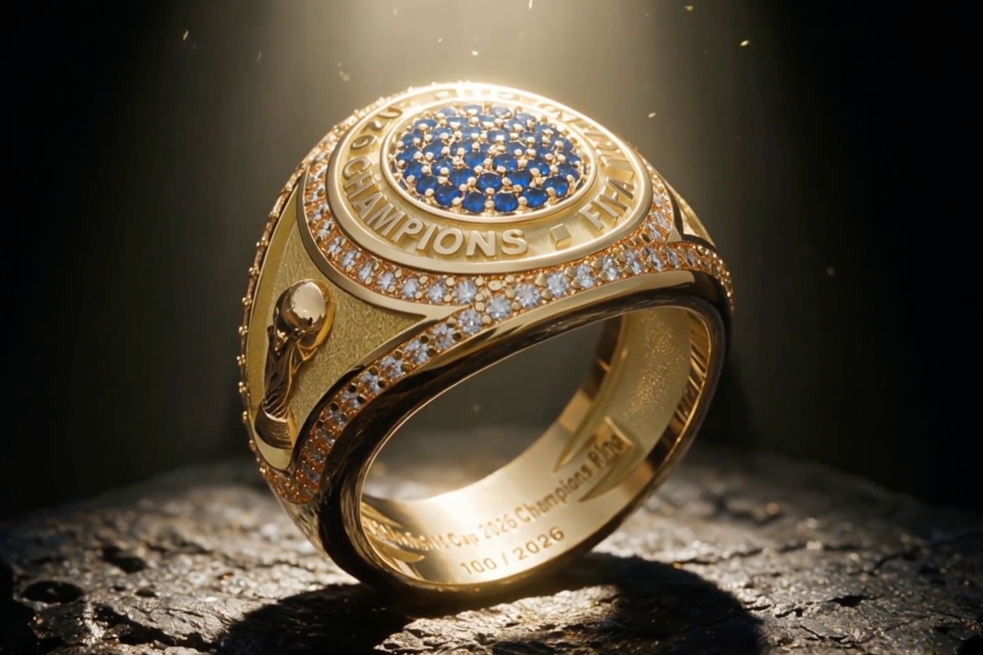 Así son los anillos que FIFA entregará al ganador del Mundial 2026