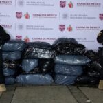 Aseguran media tonelada de aparente marihuana durante cateo en la GAM