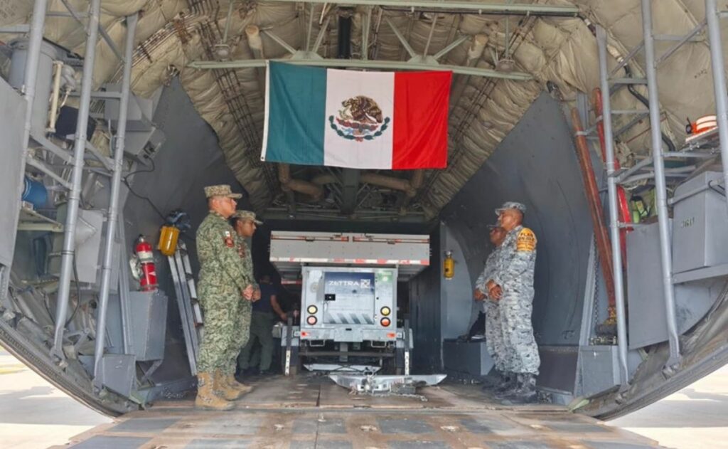 Aviones de la Fuerza Aérea Mexicana despegan rumbo a Venezuela con ayuda humanitaria