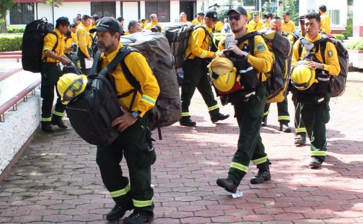 México envía brigadistas a Canadá ante incendios forestales