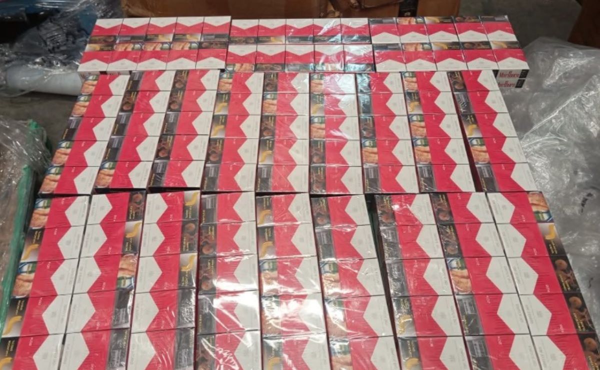 México y EE.UU. decomisan 60 mil cajetillas de cigarros en el AIFA