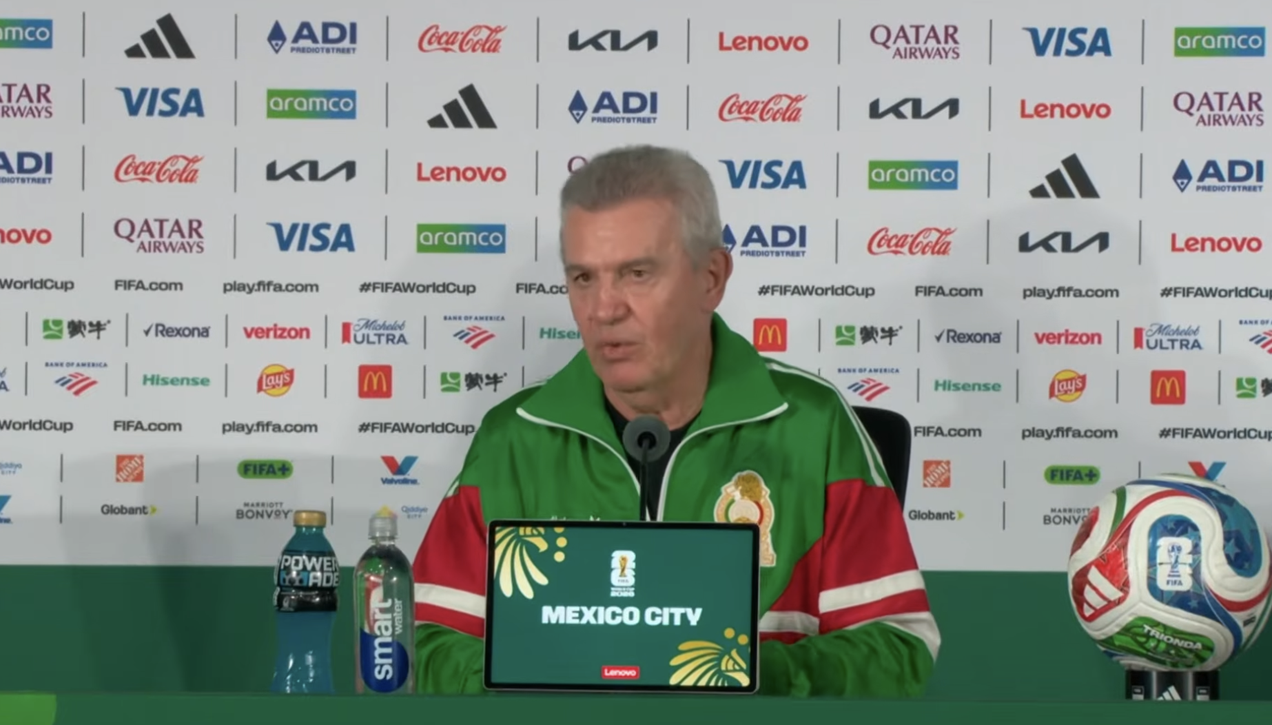 Conferencia de prensa de Javier Aguirre, previo al partido México contra Inglaterra