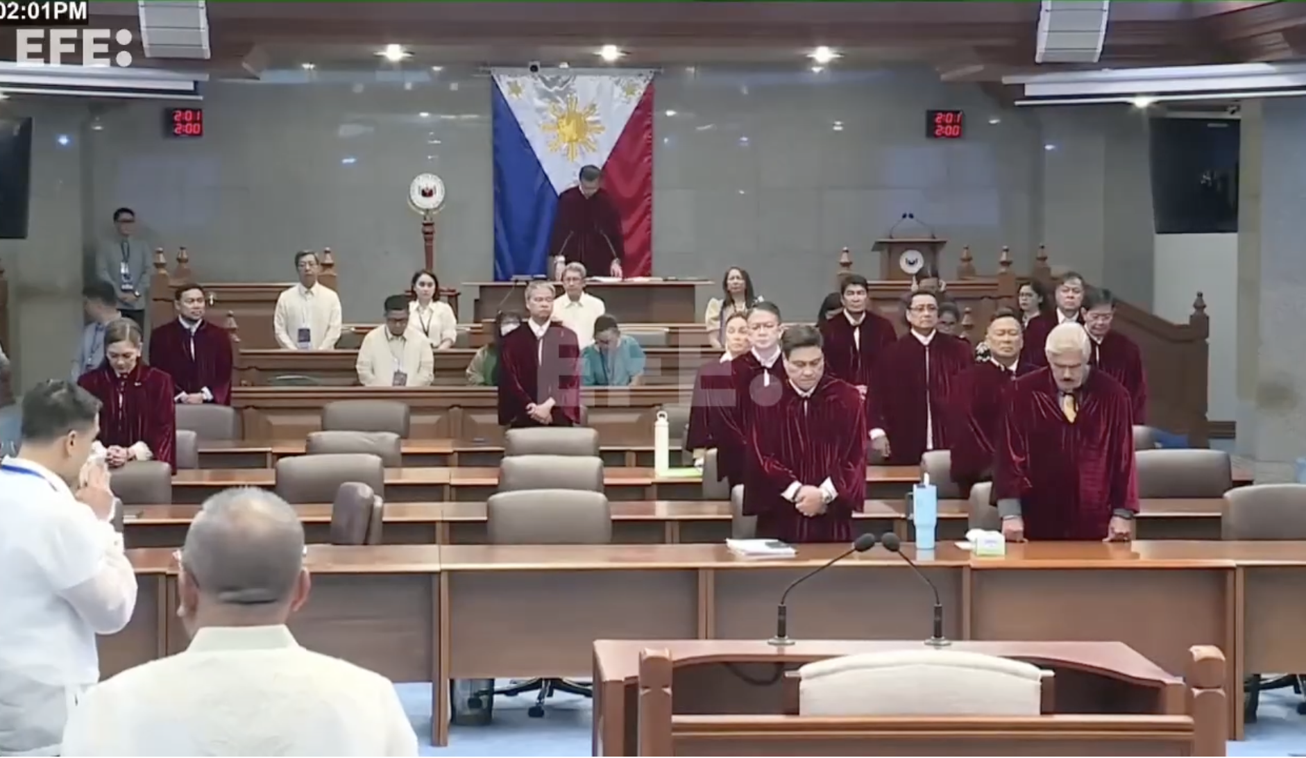 Arranca el juicio político contra la vicepresidenta de Filipinas, Sara Duterte