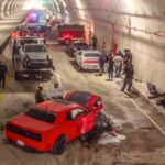 Video: Autos deportivos protagonizan carambola en Tijuana