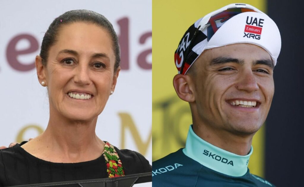 Sheinbaum felicita a Isaac del Toro por victoria en el Tour de Francia
