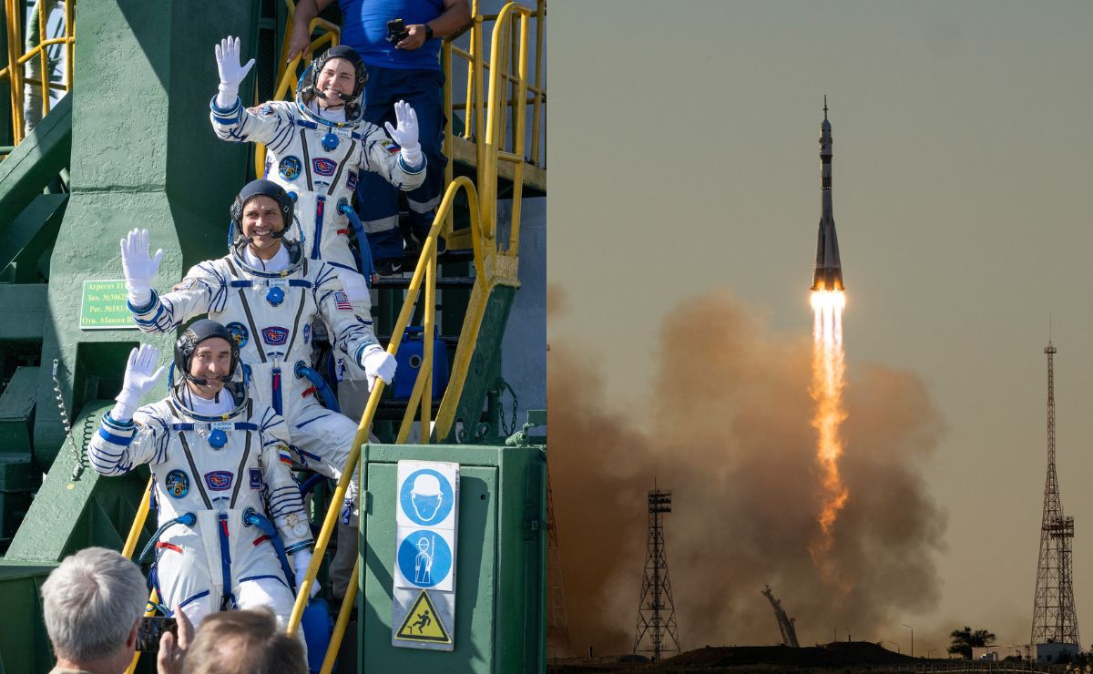Rusia lanza nave Soyuz MS-29 con tres tripulantes a bordo rumbo a la EEI