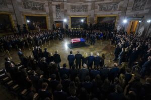 Trump, Netanyahu y Zelenski asisten al funeral del influyente senador Lindsey Graham