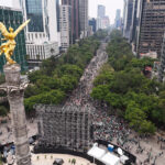 Decomisan bebidas alcohólicas durante operativo en Paseo de la Reforma, Monumento a la Revolución y av. Juárez