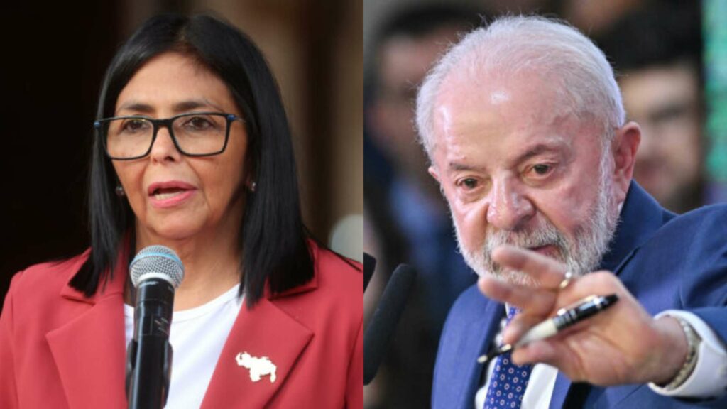 Delcy Rodríguez conversa con Lula sobre el apoyo a Venezuela tras los terremotos