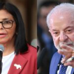 Delcy Rodríguez conversa con Lula sobre el apoyo a Venezuela tras los terremotos