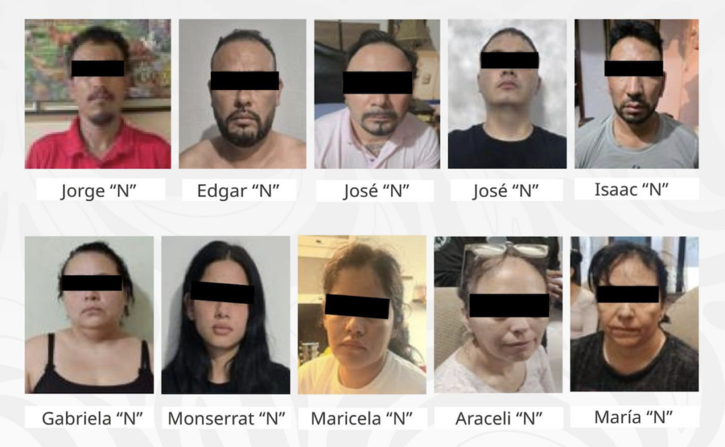 Detienen a 10 personas tras siete cateos en Nayarit, incluido un presunto operador criminal