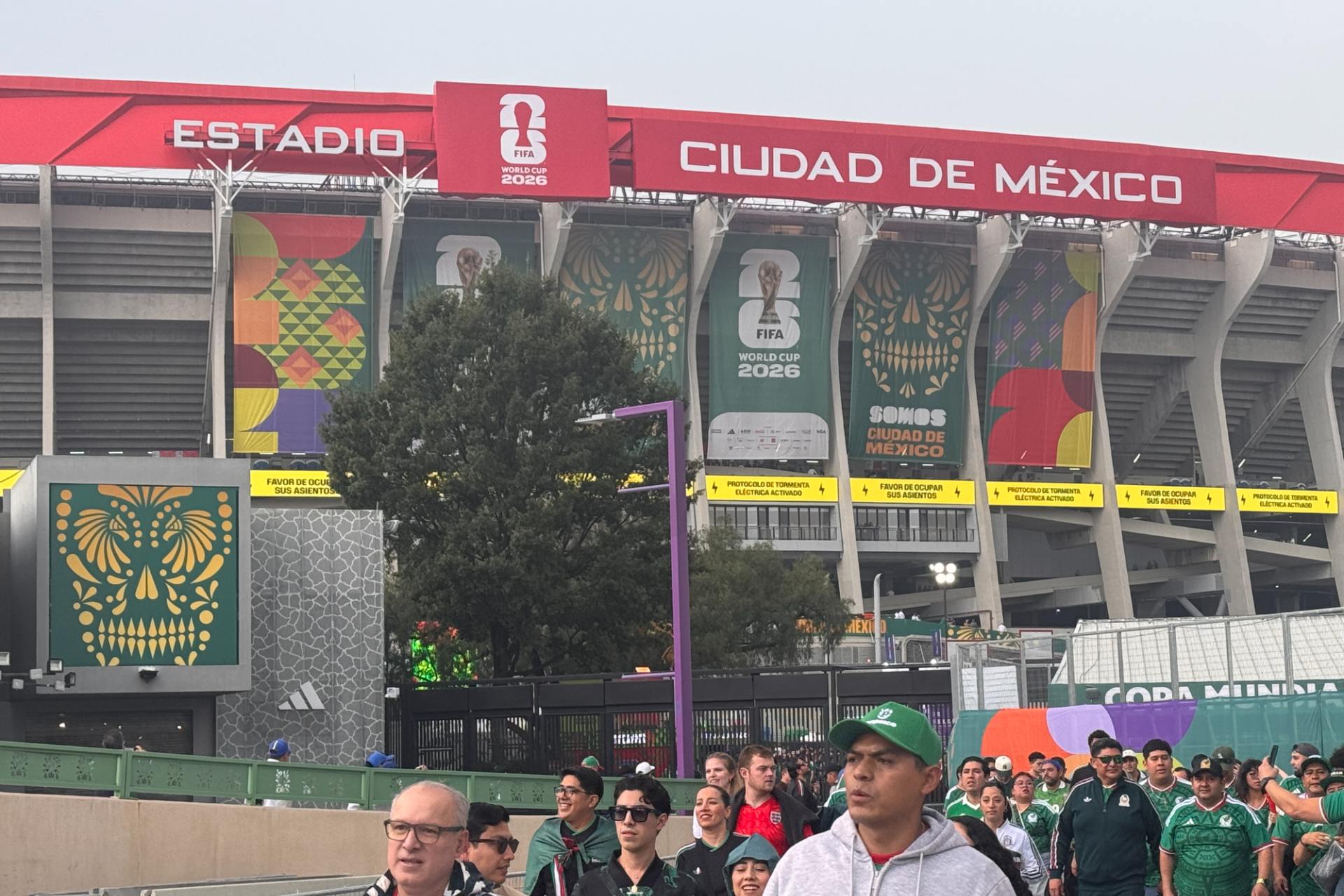 Afecta tormenta el Estadio Ciudad de México previo al duelo del Tricolor vs Inglaterra Afecta tormenta el Estadio Ciudad de México previo al duelo del Tricolor vs Inglaterra
