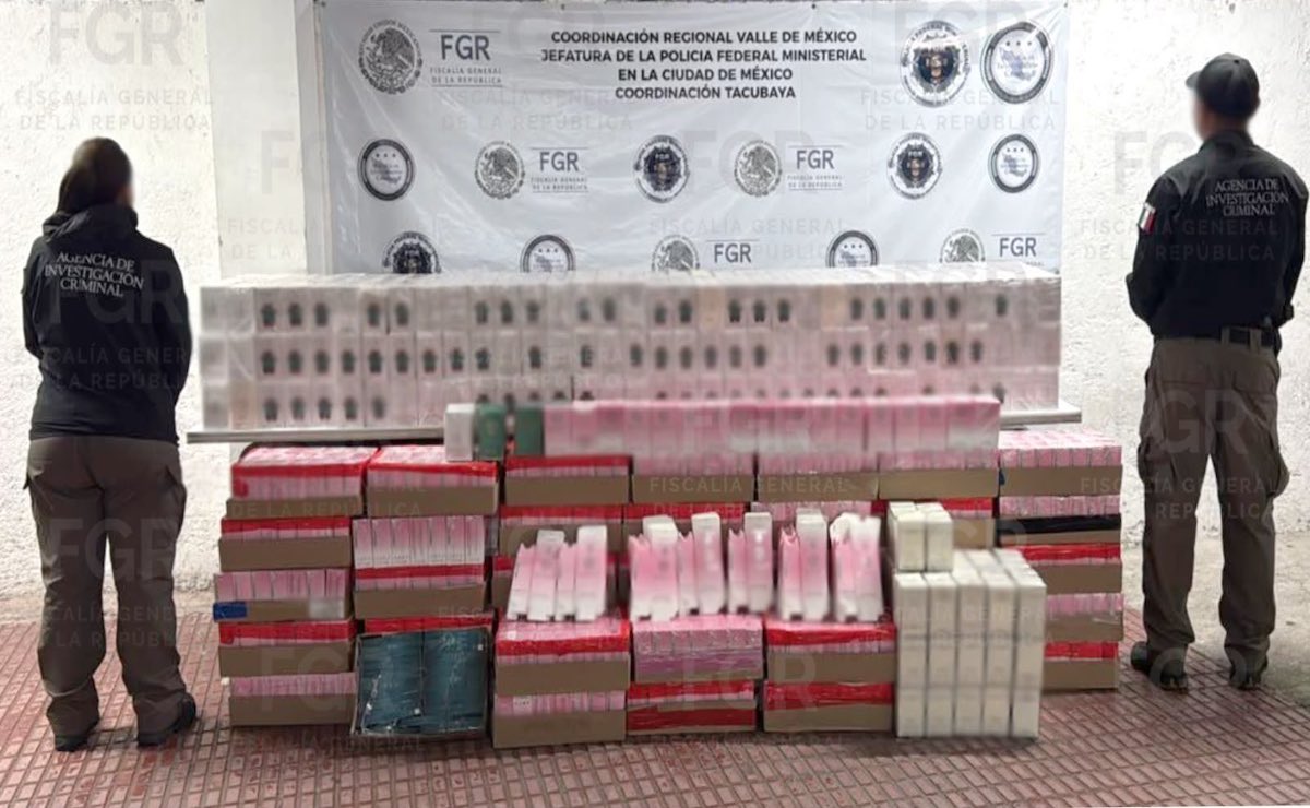 FGR asegura casi 2 mil 500 perfumes presuntamente falsos en la CDMX FGR asegura casi 2 mil 500 perfumes presuntamente falsos en la CDMX