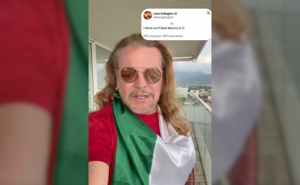 México vs Inglaterra enfrenta a Fher de Maná y Liam Gallagher