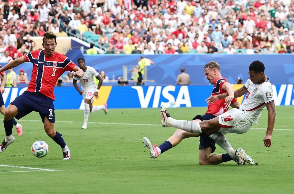 ¿Debió anularse el primer gol de Inglaterra ante Noruega? La polémica por el cable de la Skycam