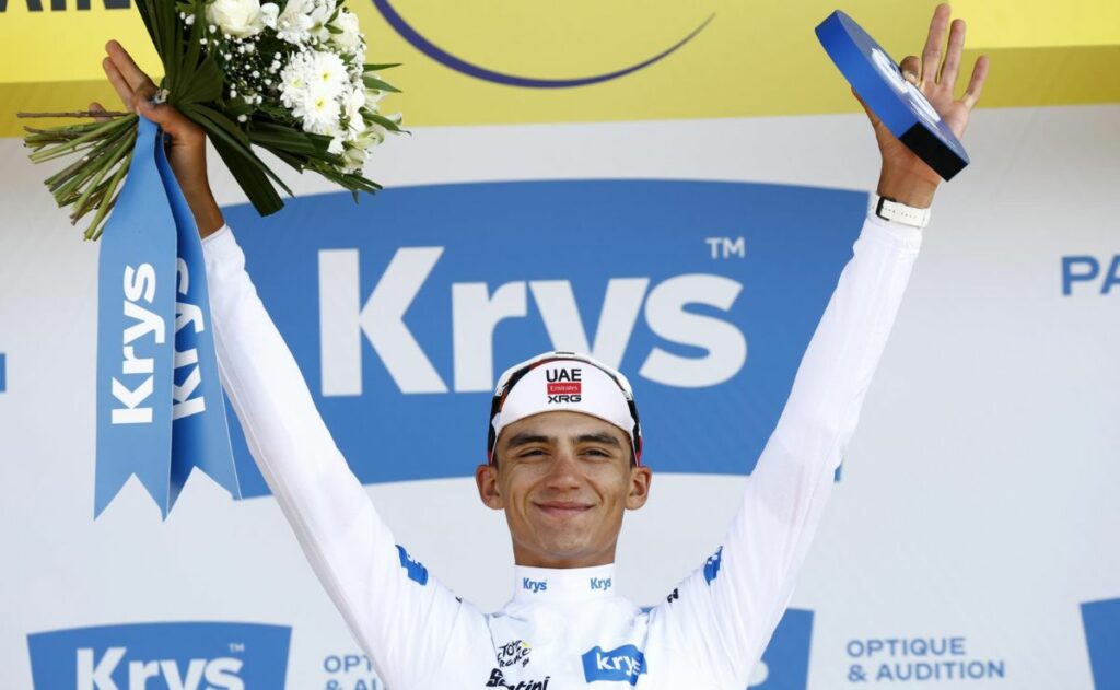 Isaac del Toro sigue dentro del liderato del Tour de Francia