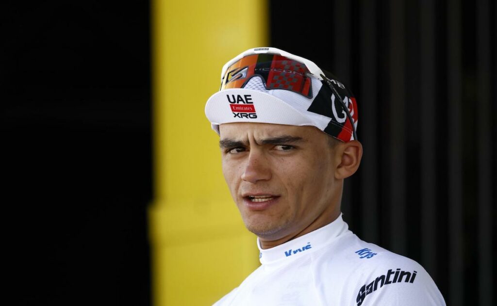 Isaac del Toro llega al descanso del Tour de Francia como tercero general y líder de los jóvenes