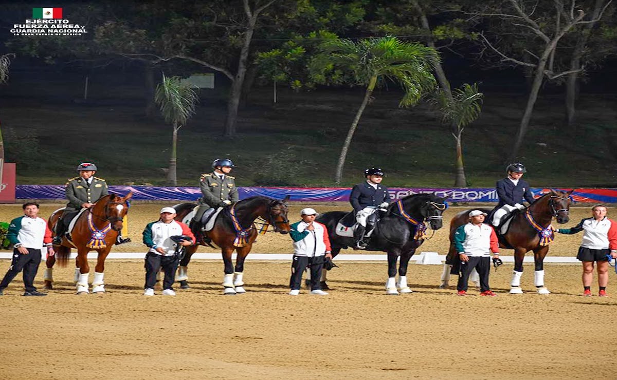 Jinetes del Ejército Mexicano conquistan oro en Santo Domingo 2026 Jinetes del Ejército Mexicano conquistan oro en Santo Domingo 2026