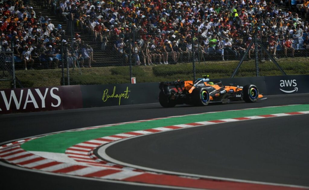 Norris gana el GP de Hungría; ‘Checo’ Pérez abandonó la carrera