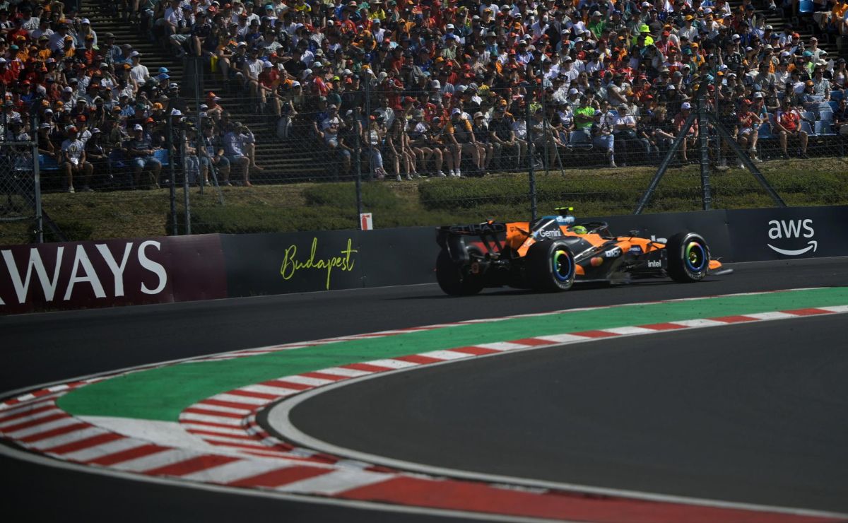 Norris gana el GP de Hungría; ‘Checo’ Pérez abandonó la carrera Norris gana el GP de Hungría; ‘Checo’ Pérez abandonó la carrera