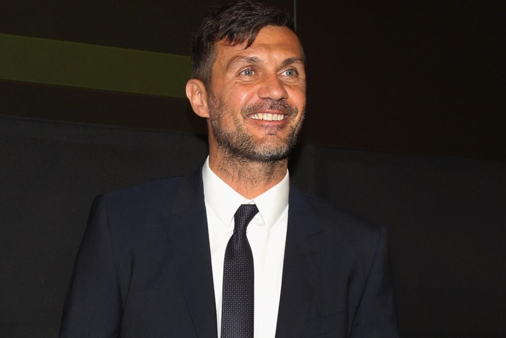 Paolo Maldini, director técnico de la Federación Italiana de Futbol