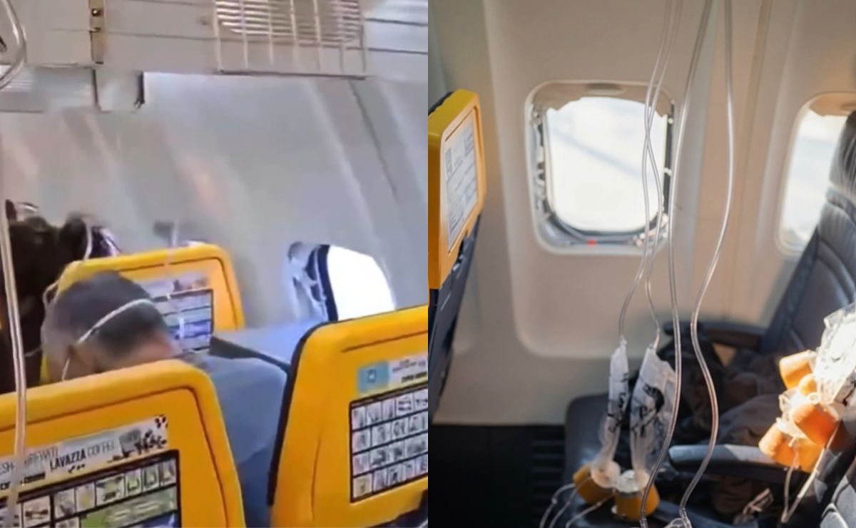 Ventana se rompe y succiona a pasajero durante vuelo de Ryanair Ventana se rompe y succiona a pasajero durante vuelo de Ryanair