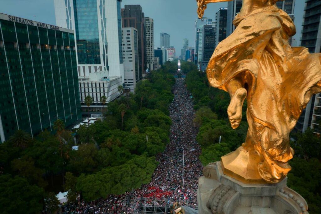 Más de 1.4 millones de personas abarrotaron las calles de CDMX por la victoria de México ante Ecuador