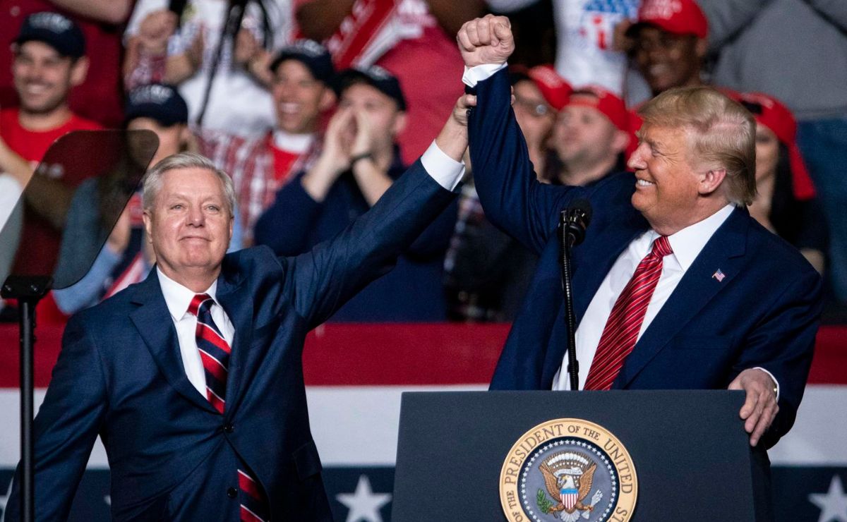 Murió el senador republicano Lindsey Graham, aliado de Trump