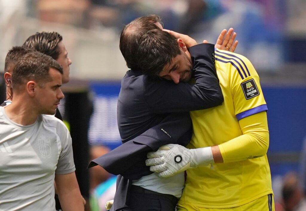 Courtois deja en el aire su futuro con Bélgica tras la eliminación ante España