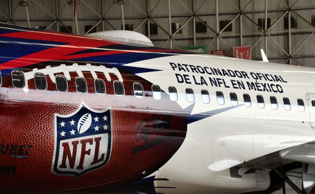 Aeroméxico será la aerolínea oficial de la NFL en México
