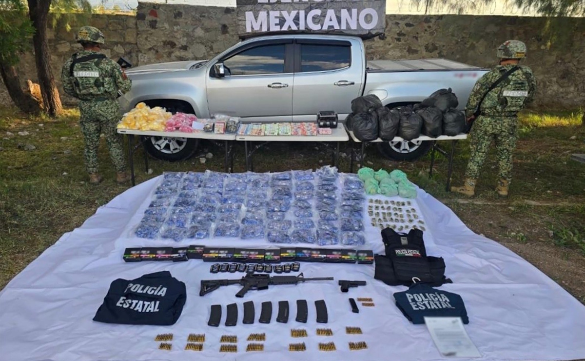 Aseguran más de 20 mil dosis de droga y más de 2 millones de pesos en Durango