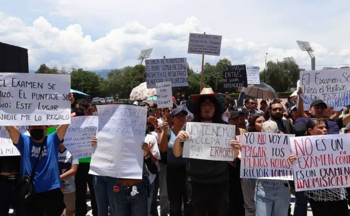 Aspirantes a la UNAM se manifestarán contra el examen de control; habrá otras 7 concentraciones