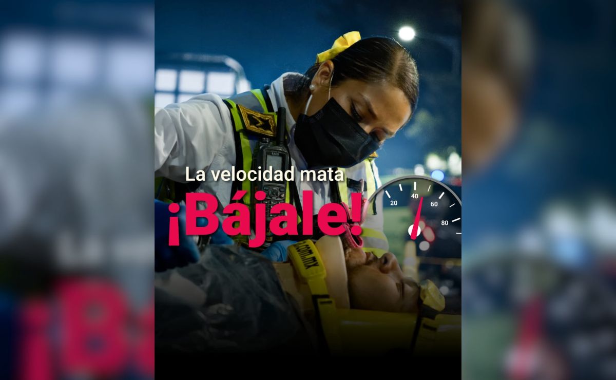 “Bájale”: Policía de la CDMX insta a no conducir a exceso de velocidad