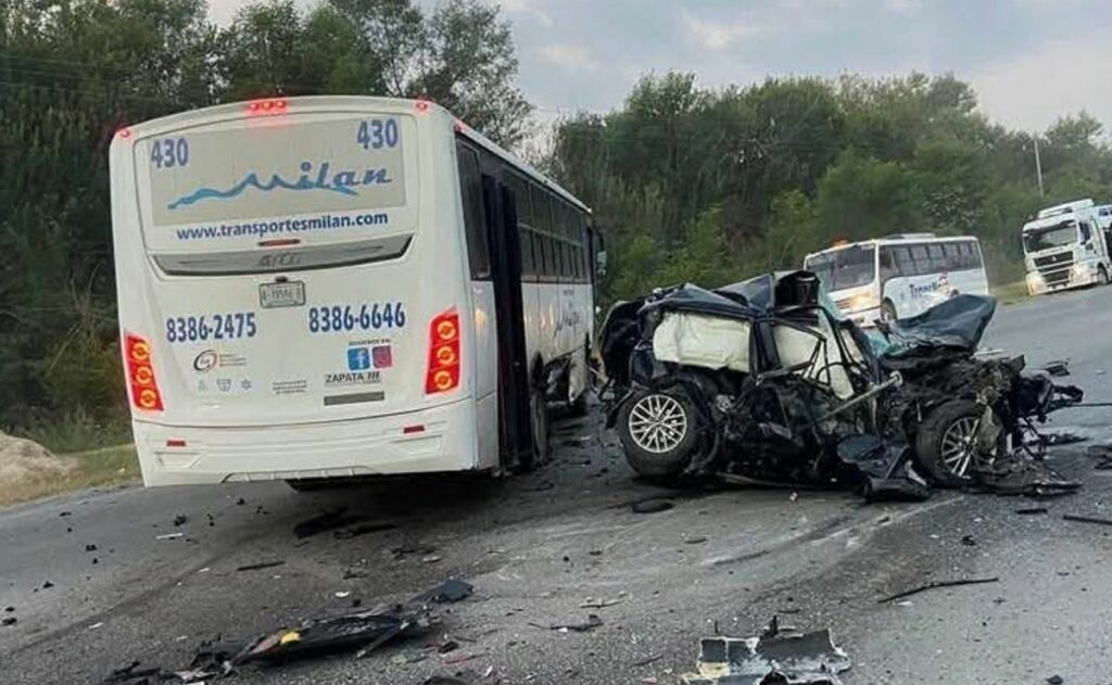 Choque en Pesquería, NL, deja tres muertos
