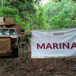 Marina asegura un vehículo blindado y explosivos improvisados en Sinaloa