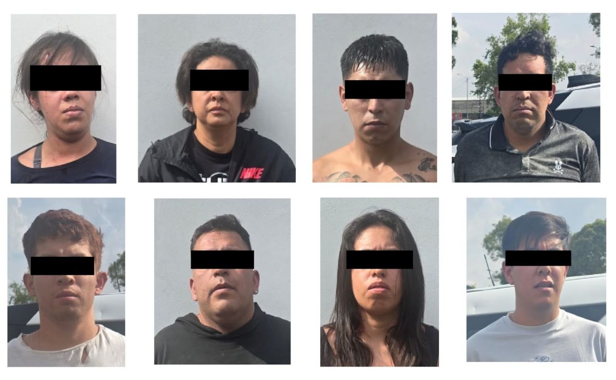 Aseguran a 8 personas por despojo en la CDMX