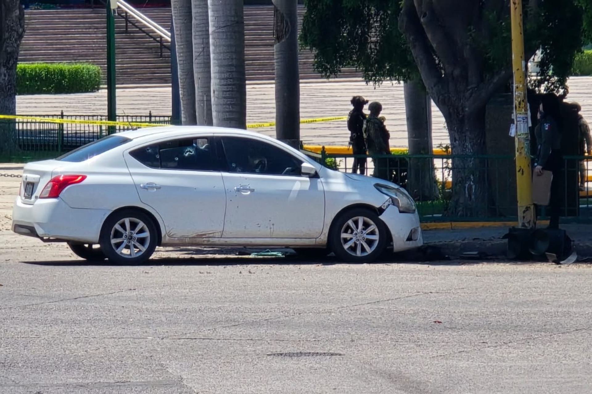 Matan a dos hombres frente al Palacio de Gobierno en Culiacán, Sinaloa