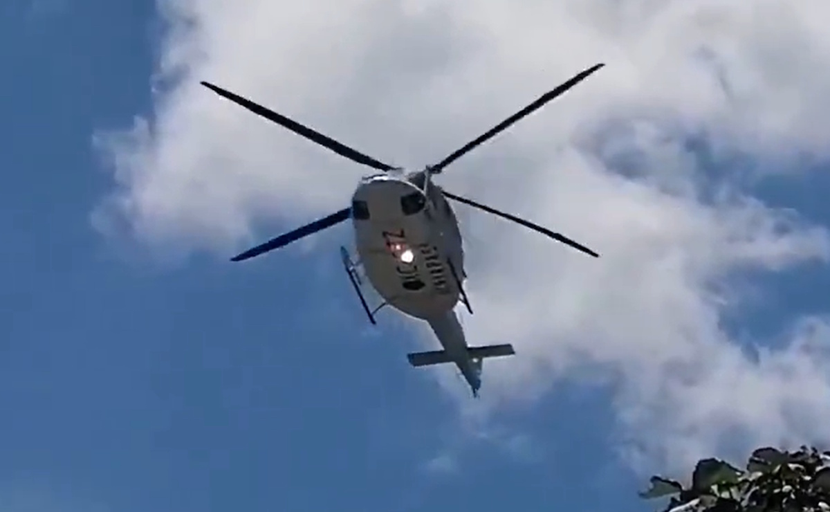 Helicóptero en el que viajaba Eduardo Ramírez realiza maniobra evasiva