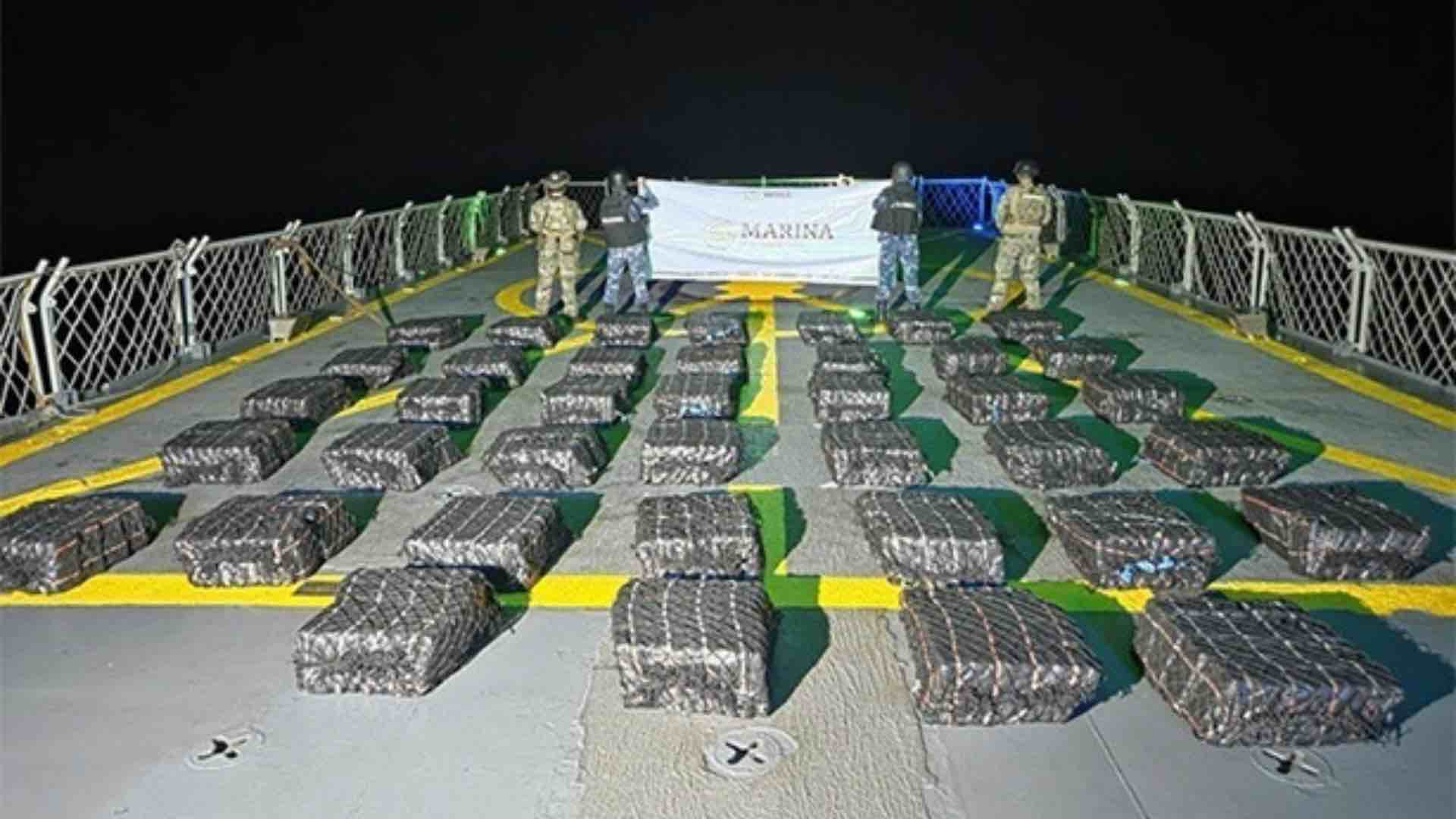 México decomisa 1.17 toneladas de cocaína y detiene a seis personas en Acapulco
