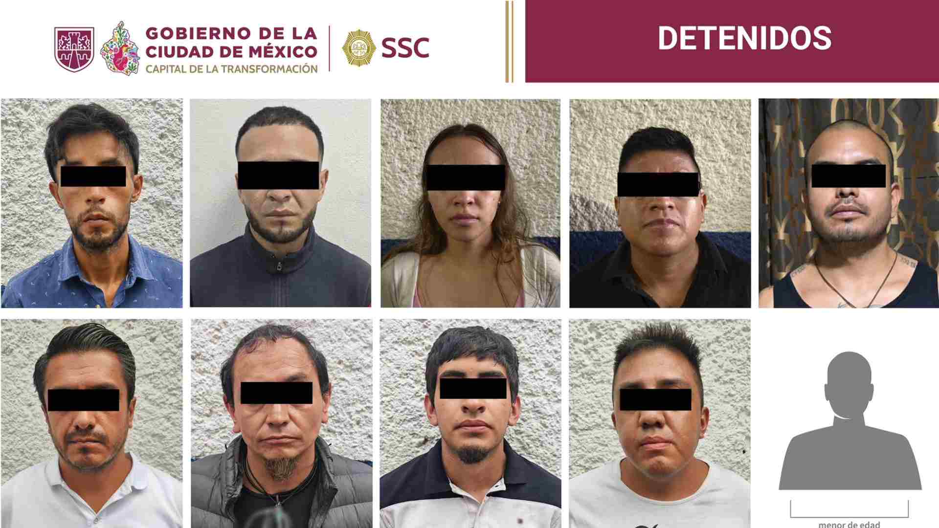 Detienen a 10 personas por presunta venta de droga en la Venustiano Carranza Detienen a 10 personas por presunta venta de droga en la Venustiano Carranza