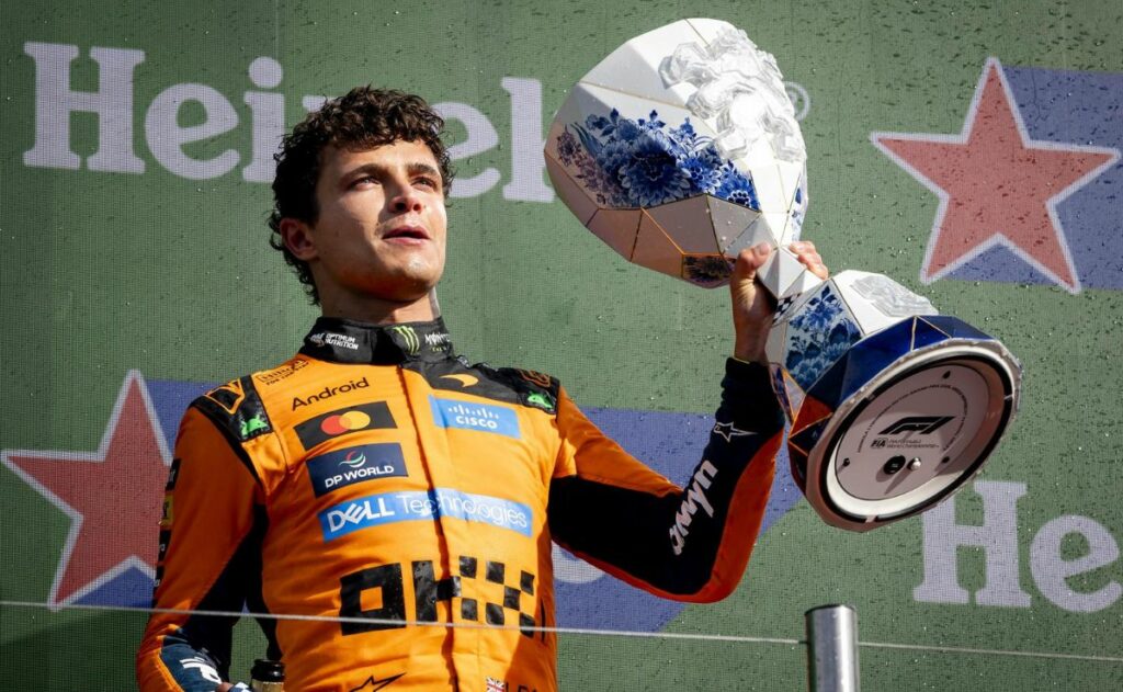 Norris gana un accidentado GP de Países Bajos