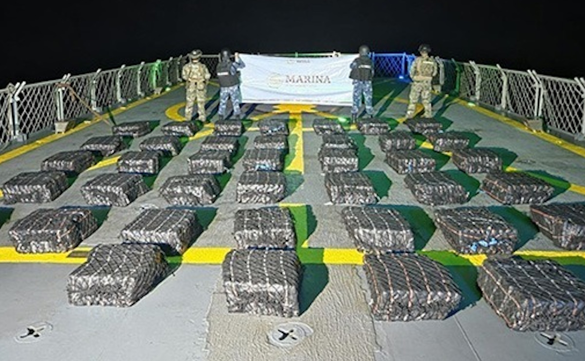Llega a Acapulco cargamento con más de dos toneladas de cocaína asegurado por la Marina Llega a Acapulco cargamento con más de dos toneladas de cocaína asegurado por la Marina