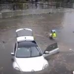 Fuerte lluvia causa inundaciones en la Zona Metropolitana de Guadalajara, Jalisco