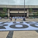 Se manifiestan en Palacio de Gobierno de Sinaloa contra Rocha Moya