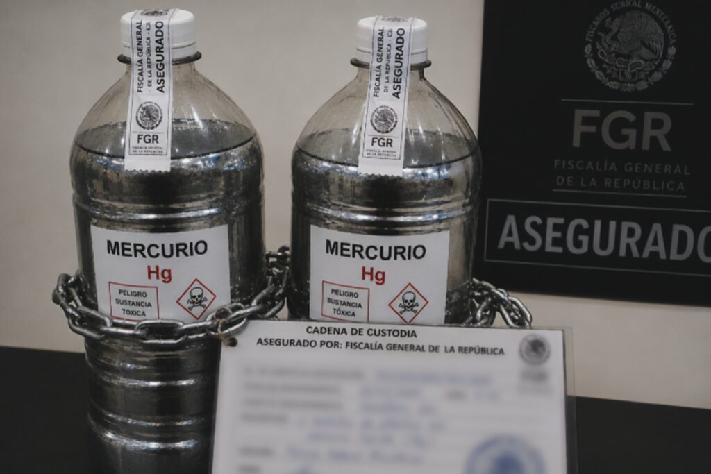Investigan el hallazgo de 1.2 litros de mercurio en Pinal de Amoles, Querétaro