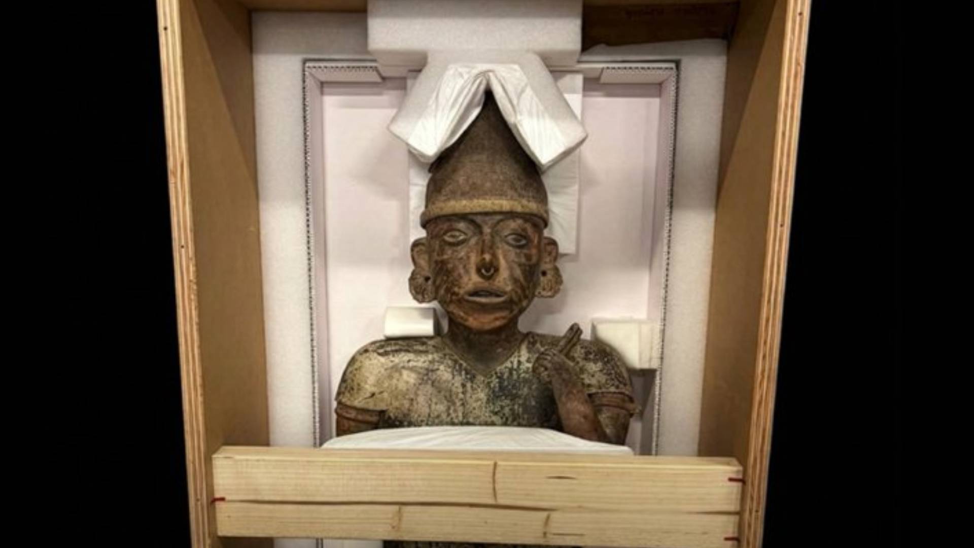 México alista repatriación de tres piezas prehispánicas desde Estados Unidos