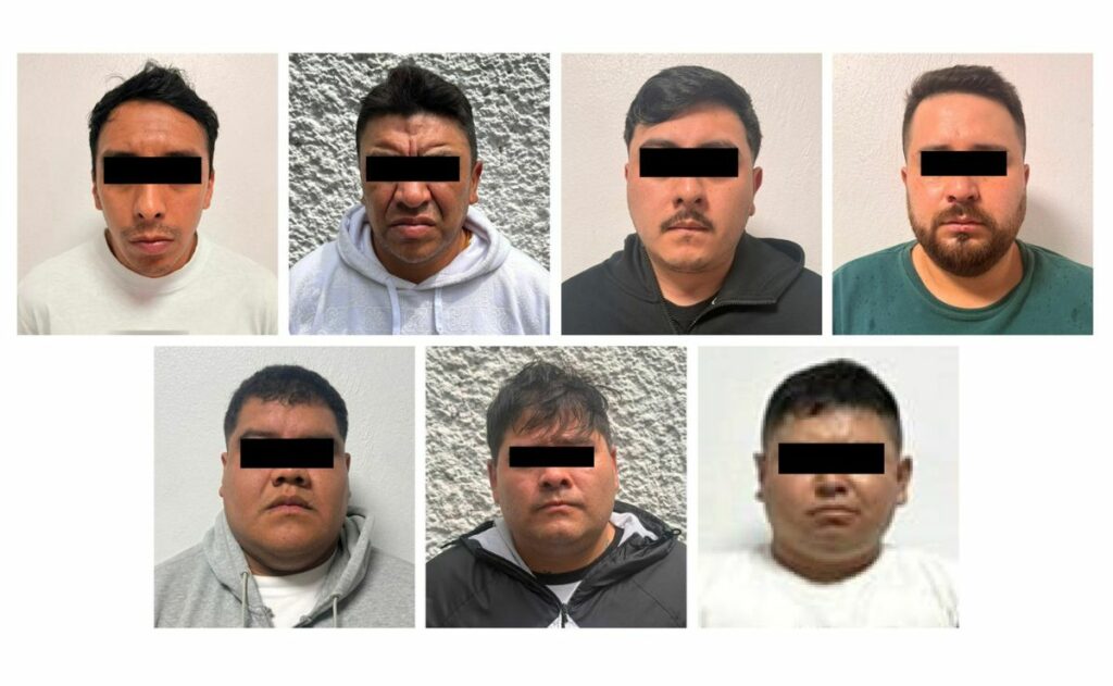 Detienen a 7 miembros de grupo delictivo en CDMX ligados a 13 robos a casa habitación