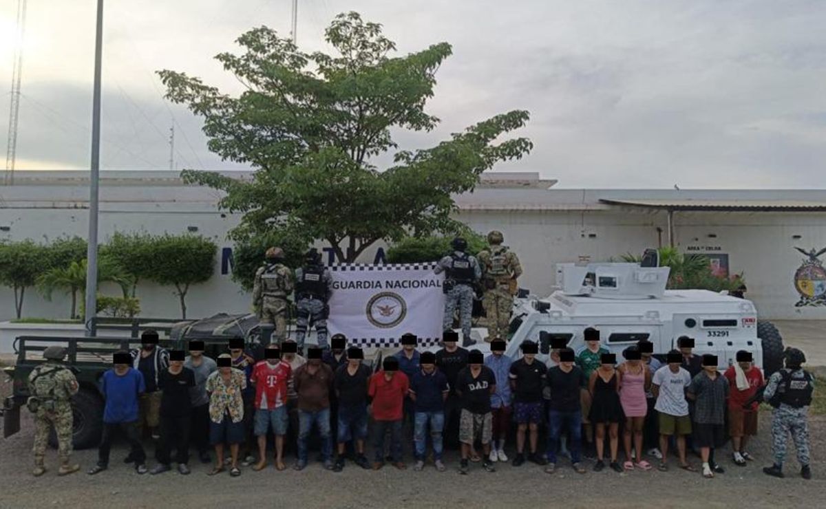 Detienen a 28 miembros del Cártel Pacífico en Mazatlán