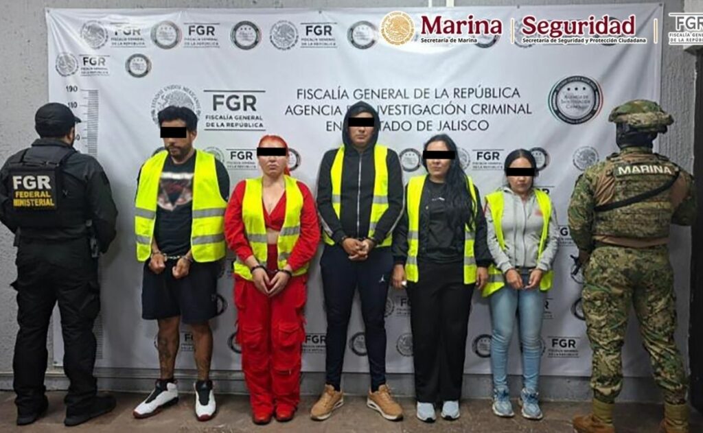 Caen 5 miembros de La Tía, organización delictiva que opera mediante túneles